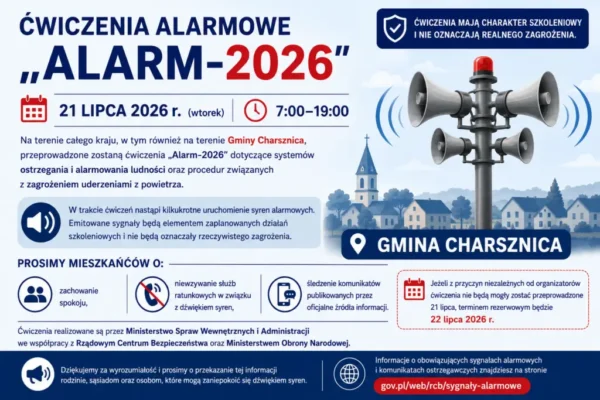 21 lipca 2026 r. w całej Polsce zawyją syreny – ćwiczenia Alarm-2026