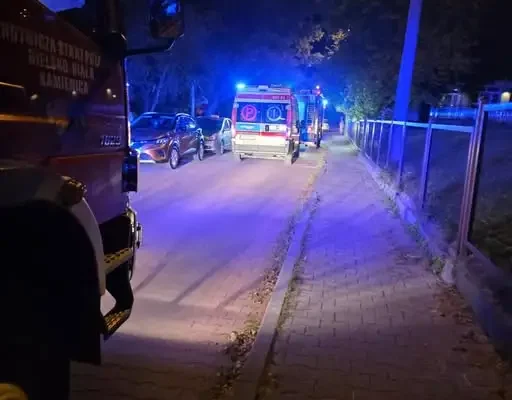 Pożar mieszkania w Bielsku-Białej – interwencja OSP Kamienica