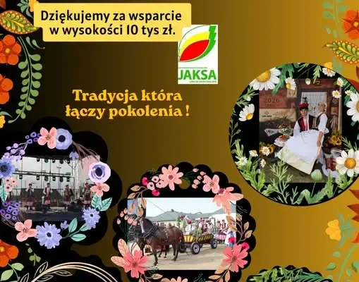 Miechowskie Stowarzyszenie Gmin Jaksa wspiera Małopolski Festiwal Weselnych Tradycji kwotą 10 000 zł