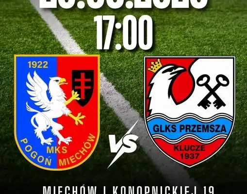 Pogoń Miechów podejmie Przemszę Klucze w III kolejce ligi okręgowej