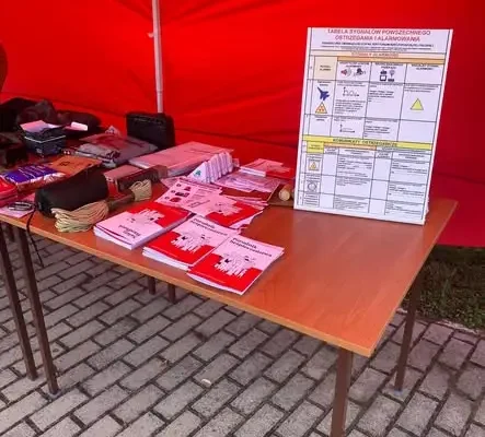 Krajowy Trening Reagowania w Lubszy – nauka alarmów i pierwszej pomocy