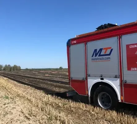 Pożar ścierniska w Starościnie. Interweniowały trzy jednostki OSP