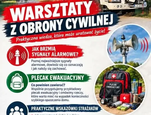 Warsztaty z Obrony Cywilnej w Gminie Kamionka – naucz się, jak reagować w sytuacji zagrożenia