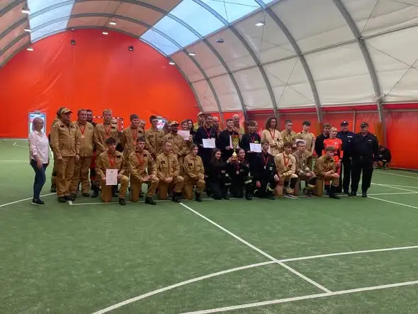 Młodzieżowa Drużyna Pożarnicza z Giebułtowa na podium gminnych zawodów pierwszej pomocy
