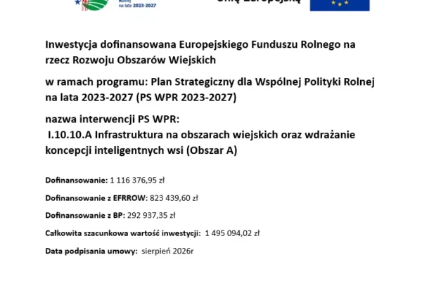 Gmina Charsznica wspiera budowę przydomowych oczyszczalni ścieków